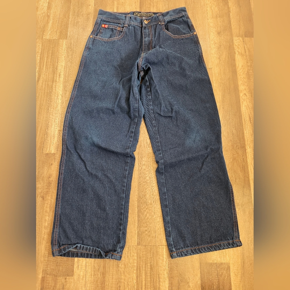 Vintage Y2K SOUTHPOLE BAGGY JEANS CLASSIC FIT 3180 Skater 2000s Hip Hop Street - Picture 8 of 13